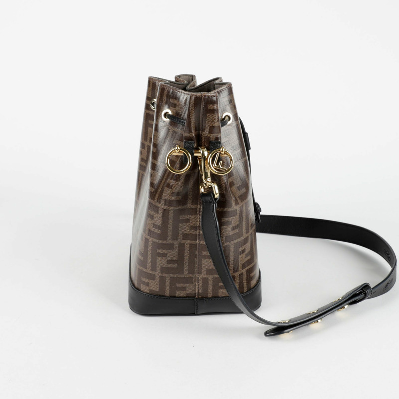 【包稅】FENDI 8BT298 Montrezo 小號水桶肩斜背包-4