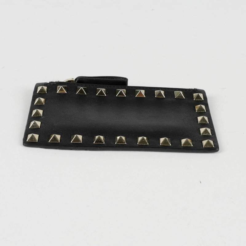 VALENTINO Rockstud 拉鍊卡包皮夾 2P0548-4