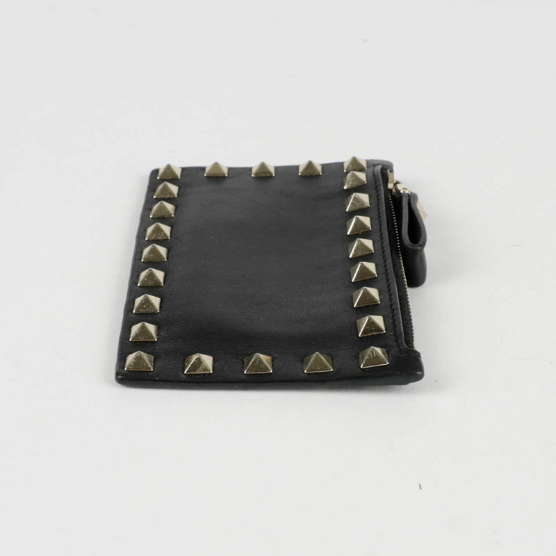 VALENTINO Rockstud 拉鍊卡包皮夾 2P0548-5