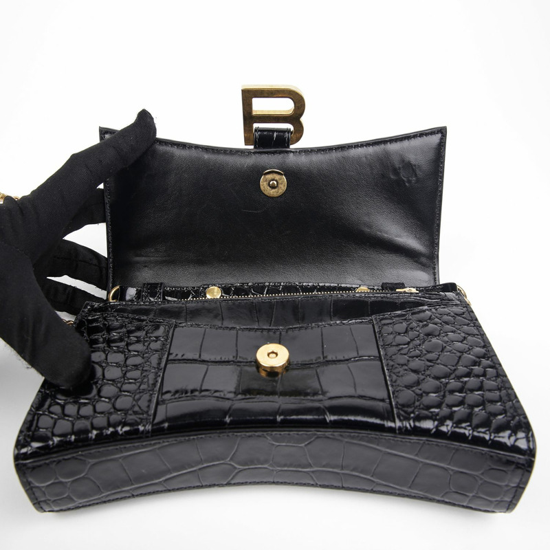 【包稅】BALENCIAGA 沙漏形鏈條錢包斜背包 656050-7