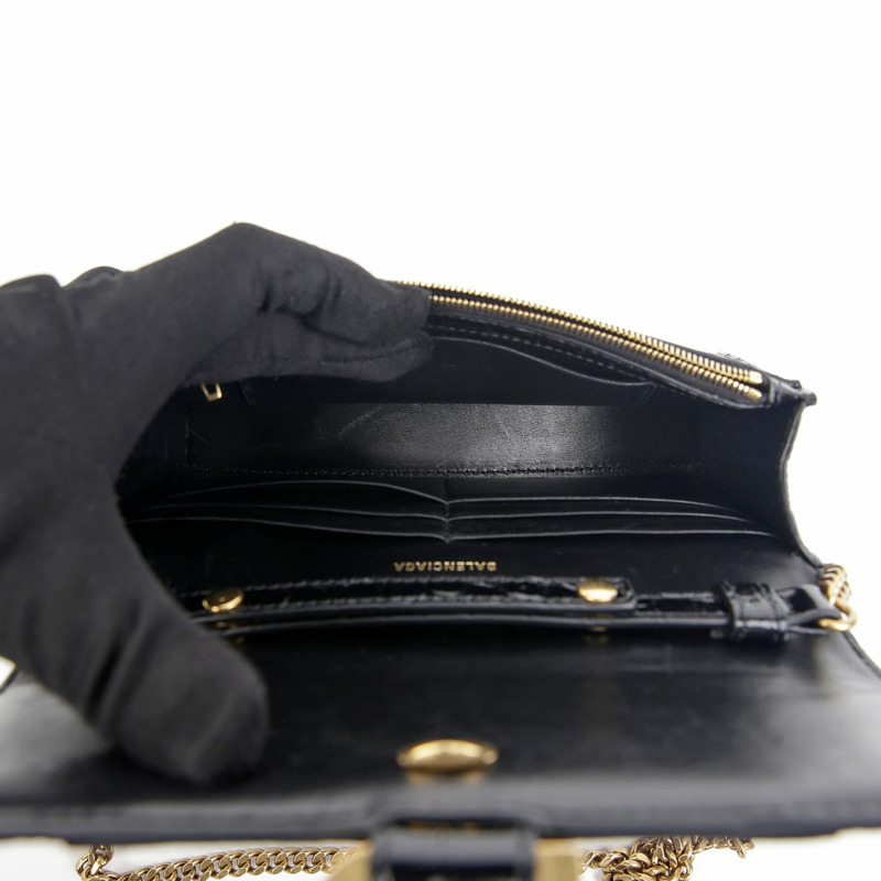 【包稅】BALENCIAGA 沙漏形鏈條錢包斜背包 656050-8