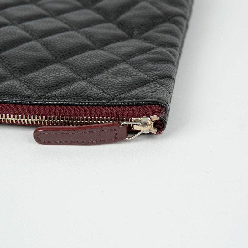 CHANEL Caviar Skin 經典大手拿包 A82552-7