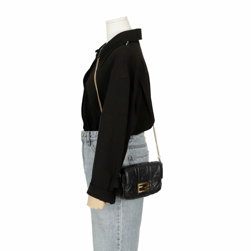FENDI 8BS017 迷你托特單肩包-10