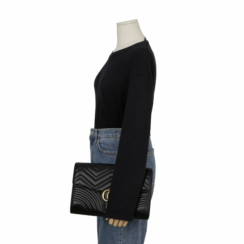 【包稅】GUCCI 498079 GG Marmont 手拿包-11