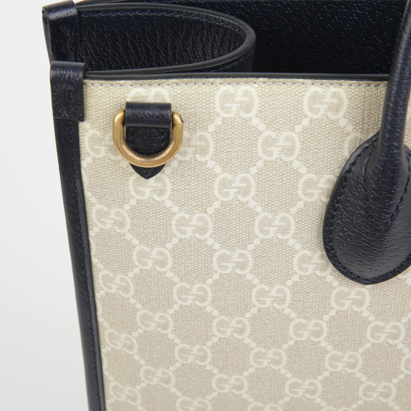 GUCCI 互扣式 G 中型托特單肩包 703264-4