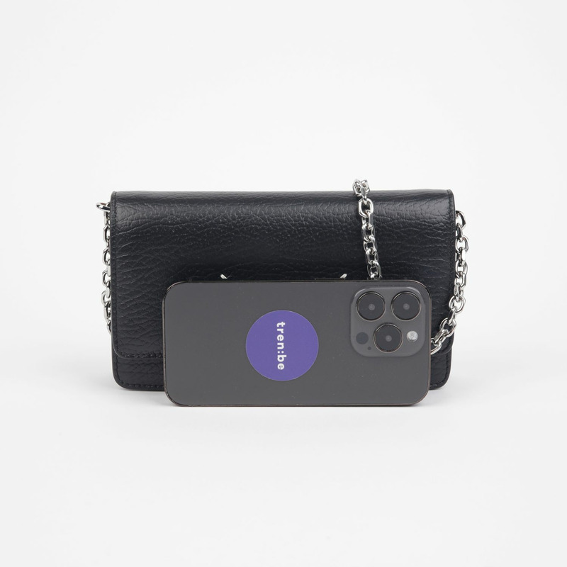 MAISON MARGIELA S56UI0147 針線鏈皮夾斜背包-6