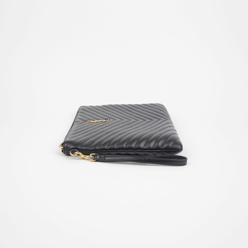 SAINT LAURENT Monogram 資料夾手拿包 440222-4
