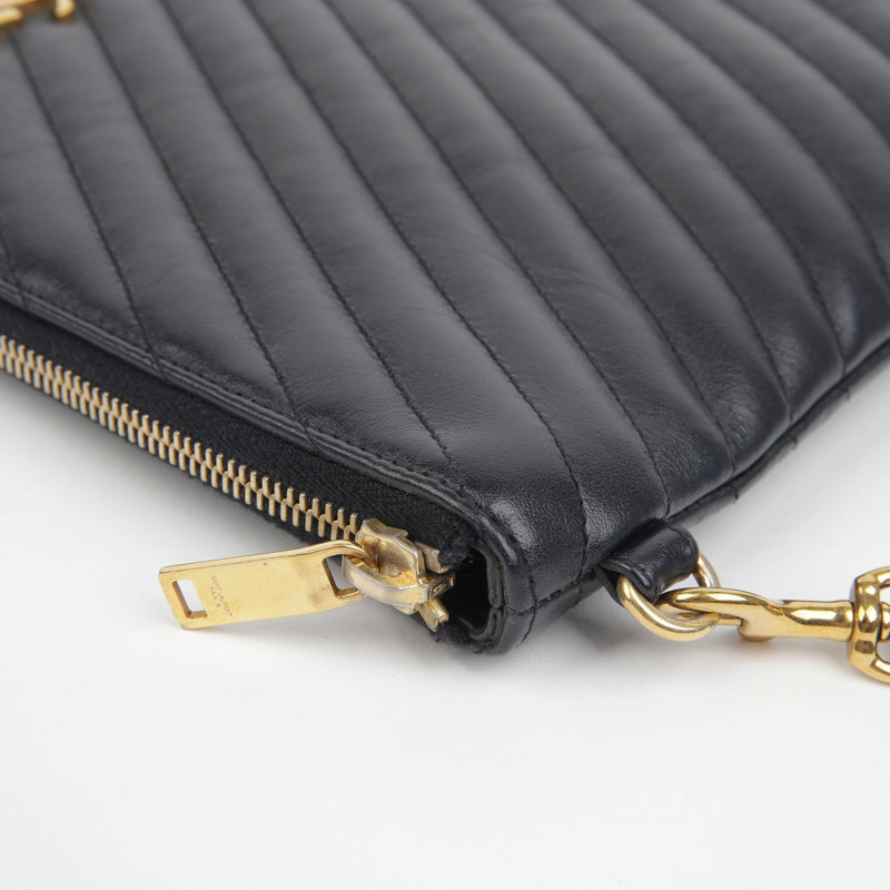 SAINT LAURENT Monogram 資料夾手拿包 440222-9