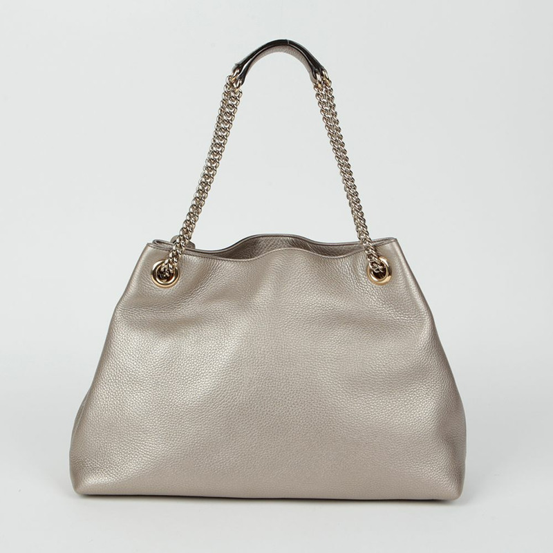 GUCCI Soho 流蘇鏈單肩包 308982-3