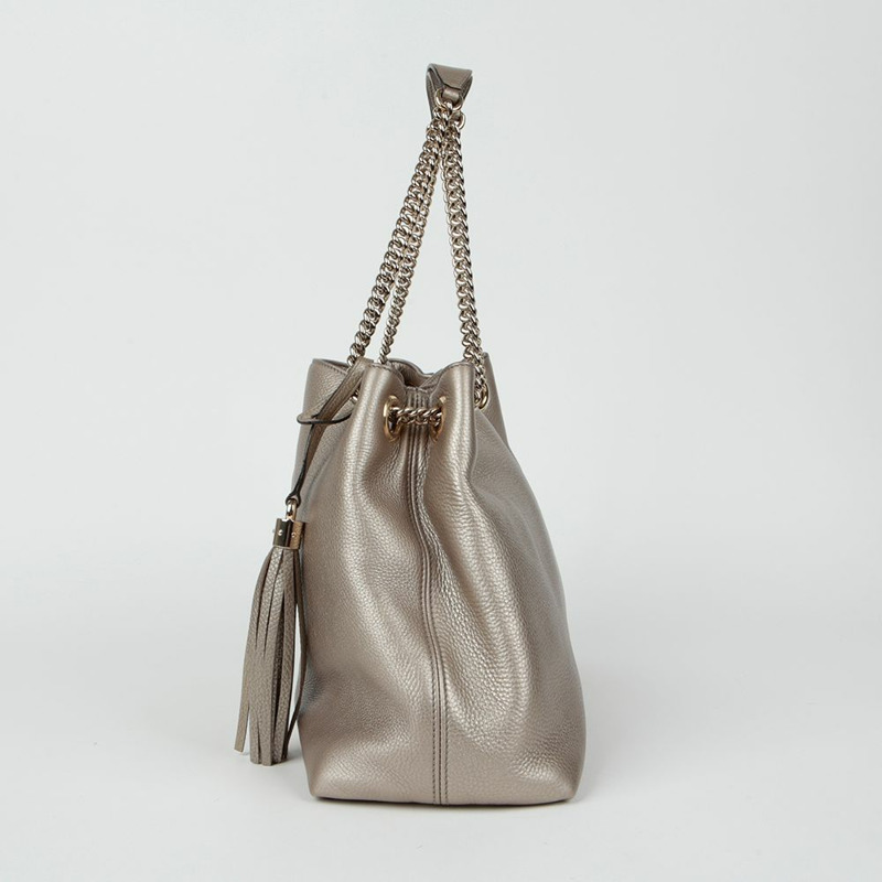 GUCCI Soho 流蘇鏈單肩包 308982-4