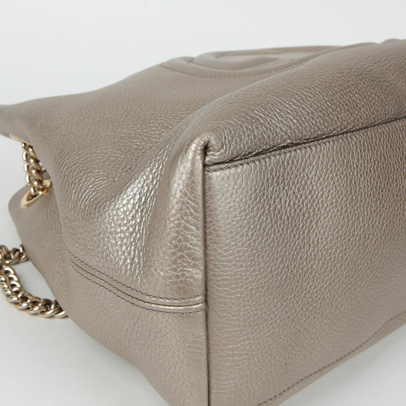 GUCCI Soho 流蘇鏈單肩包 308982-8