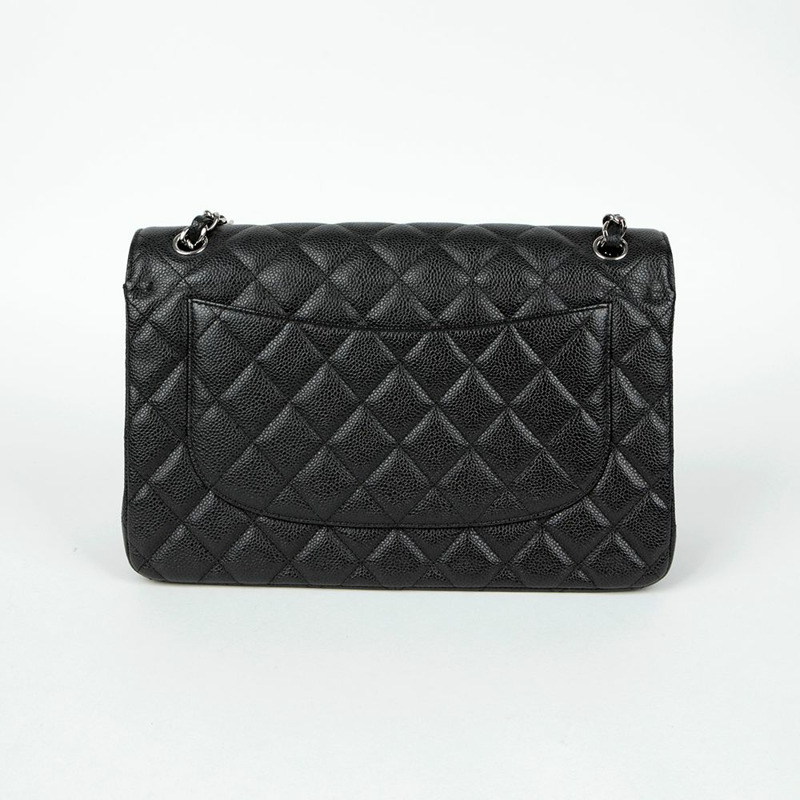 CHANEL Caviar 經典大翻蓋肩斜背包 A58600-3