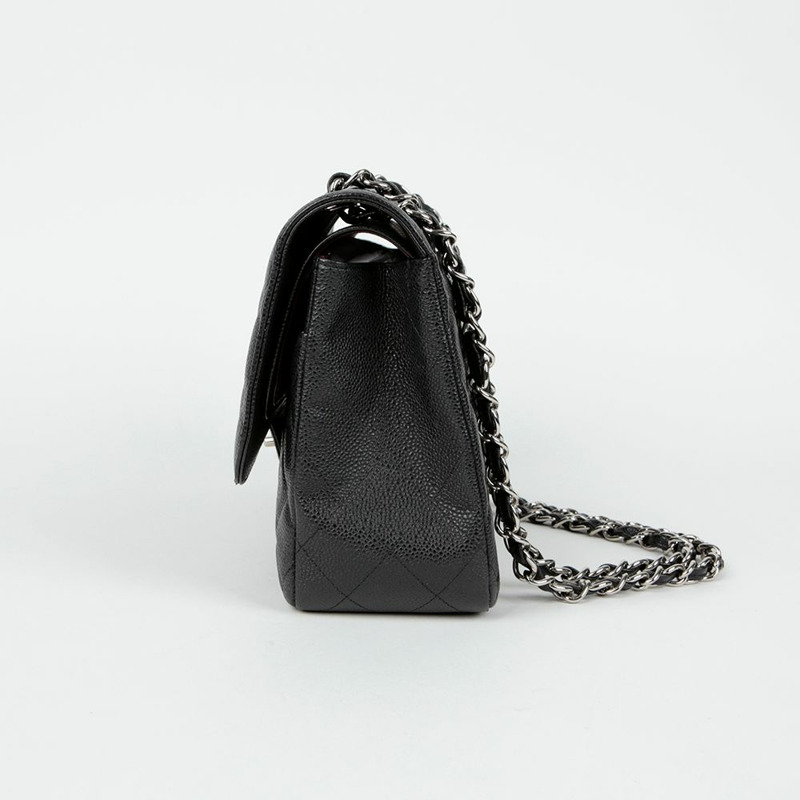 CHANEL Caviar 經典大翻蓋肩斜背包 A58600-4