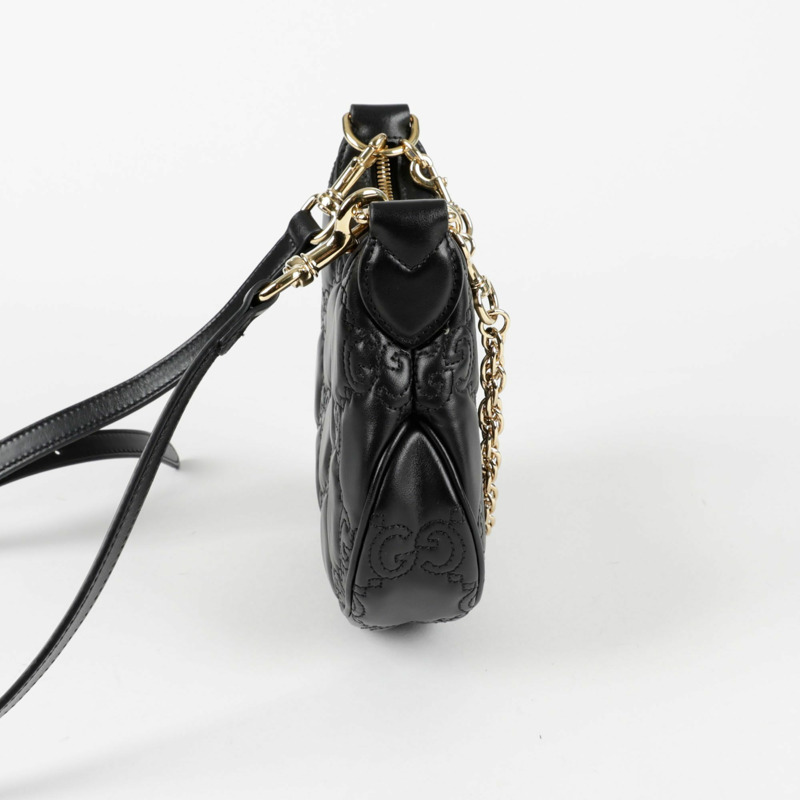 【包稅】GUCCI 739736 GG Matelassé 迷你 Hobo 肩斜背包-4