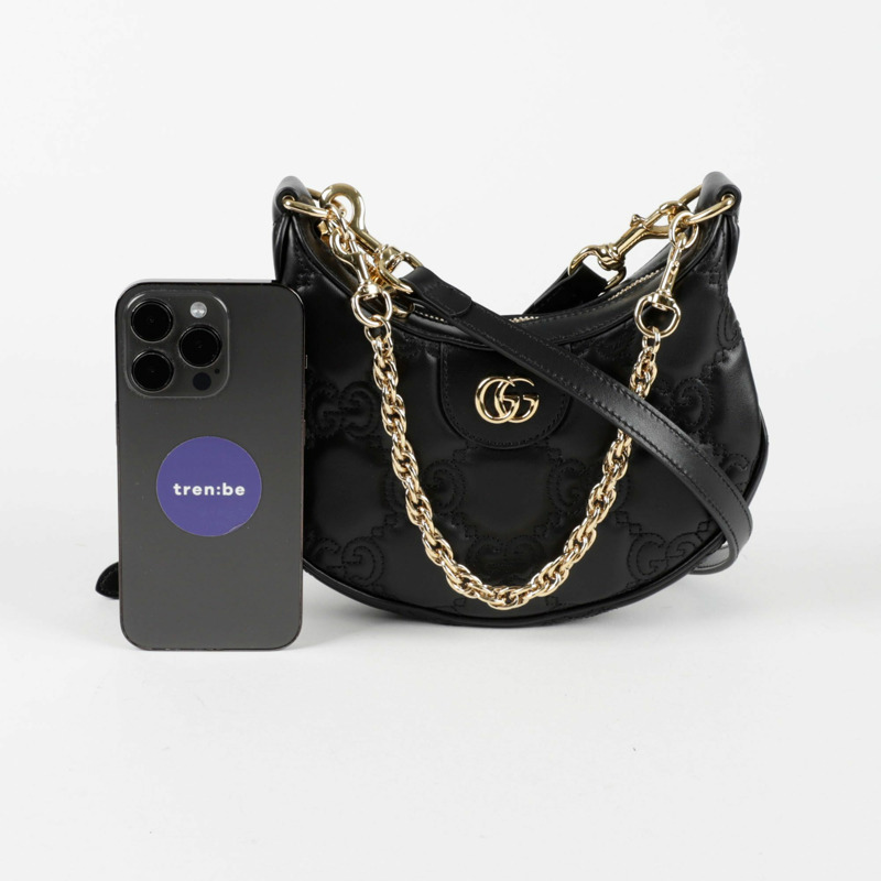 【包稅】GUCCI 739736 GG Matelassé 迷你 Hobo 肩斜背包-7