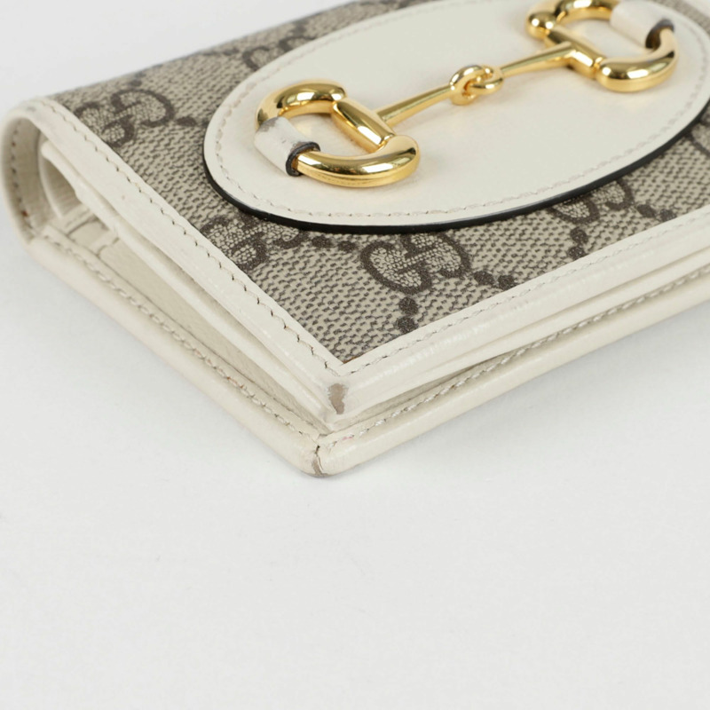 GUCCI Horsebit 1955 卡包錢包 621887-5