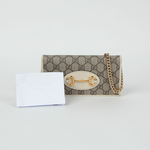 GUCCI Horsebit 1955 鏈條皮夾斜背包 621892
