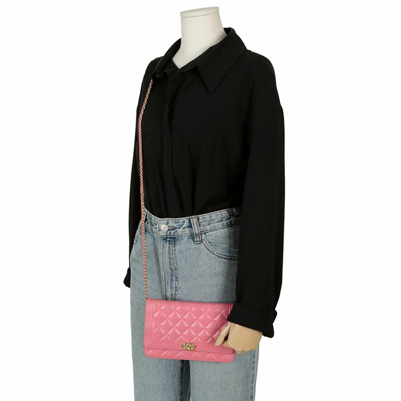 CHANEL A80287 Boy WOC 肩斜背包-16