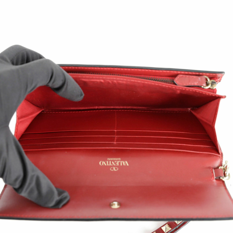 VALENTINO Rockstud 長版皮夾 1P0225-11