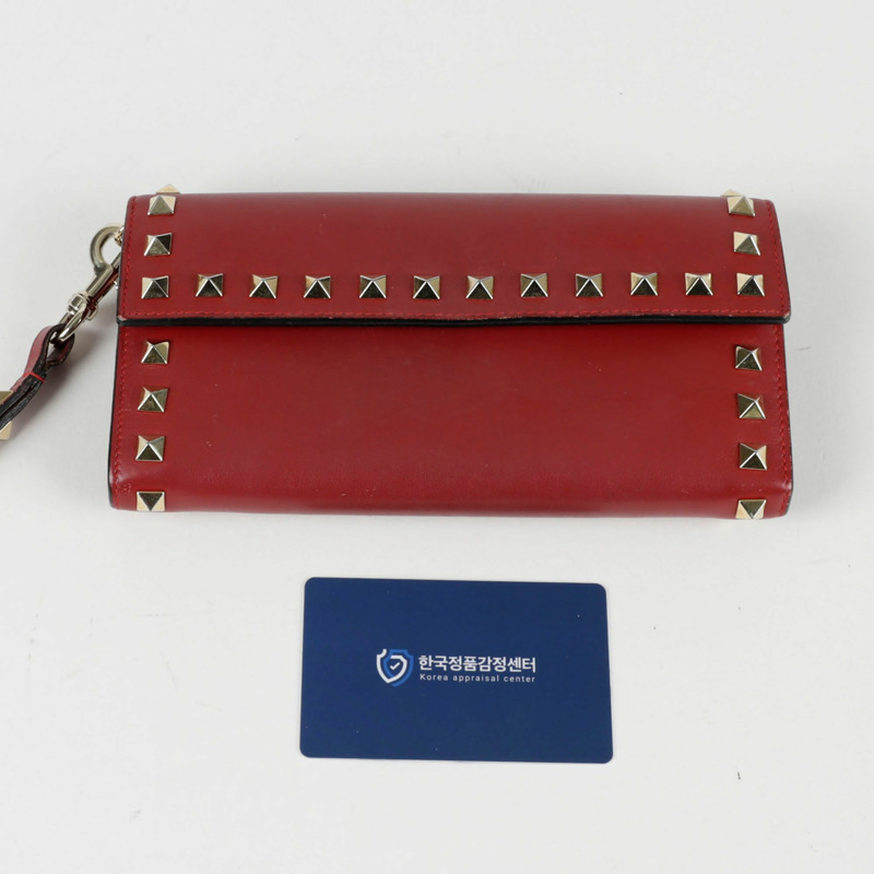 VALENTINO Rockstud 長版皮夾 1P0225-13