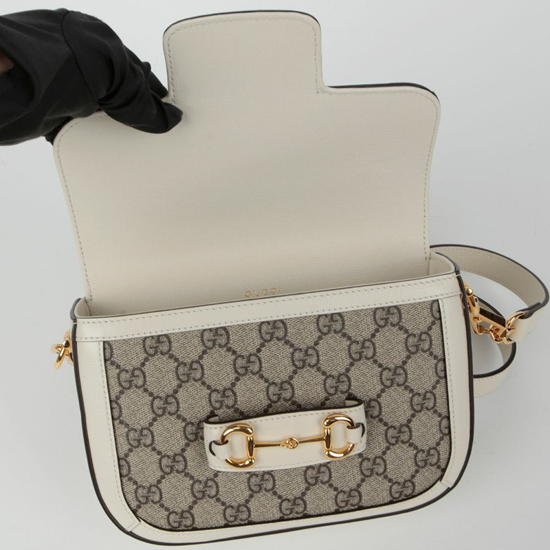 GUCCI Horsebit 1955 迷你肩斜背包 658574-12