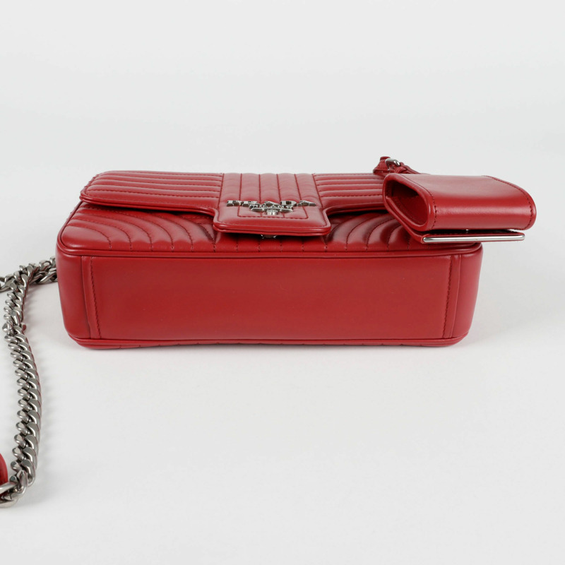 【包稅】PRADA 1BD108 鏈條單肩斜背包-6