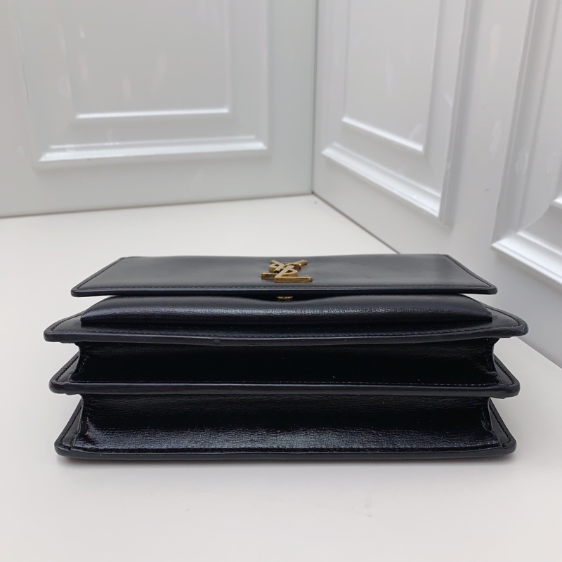 98新 聖羅蘭YSL 黑金日落系列 鏈條包-4
