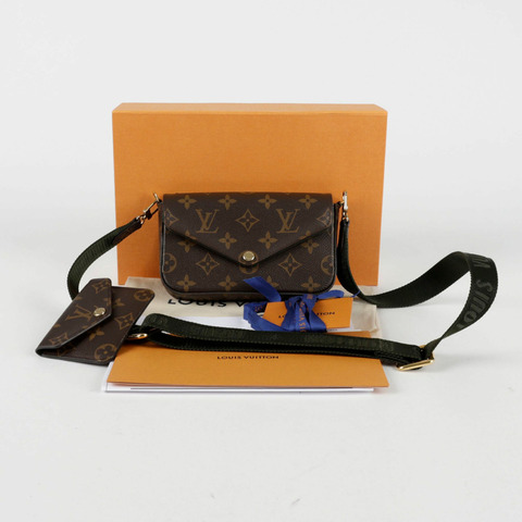 LOUIS VUITTON M80091 Felicie 肩帶與 Go 肩斜背包