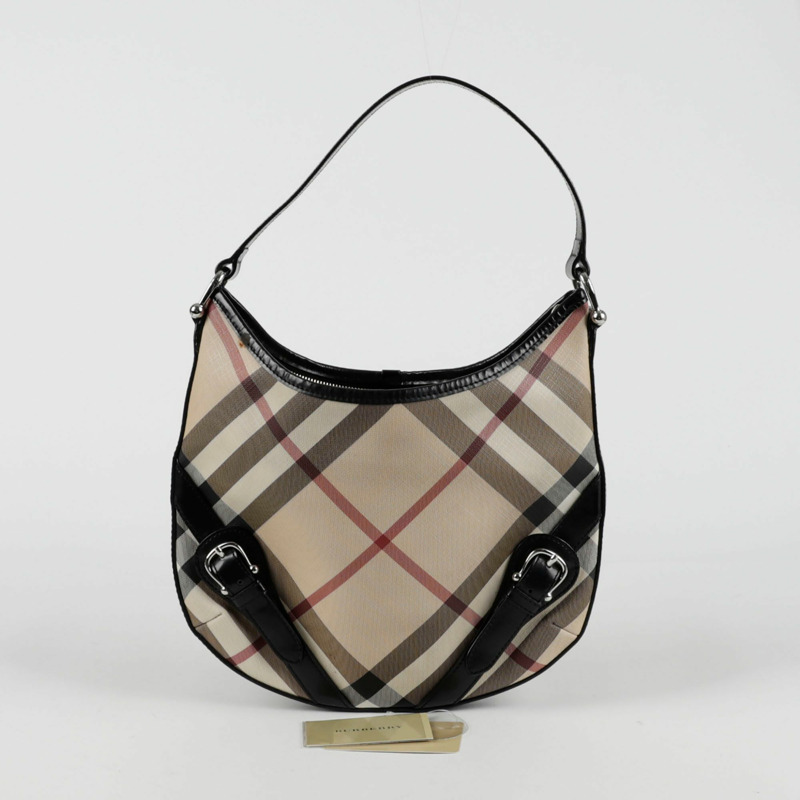 BURBERRY Nova Check Hobo 肩背包-0