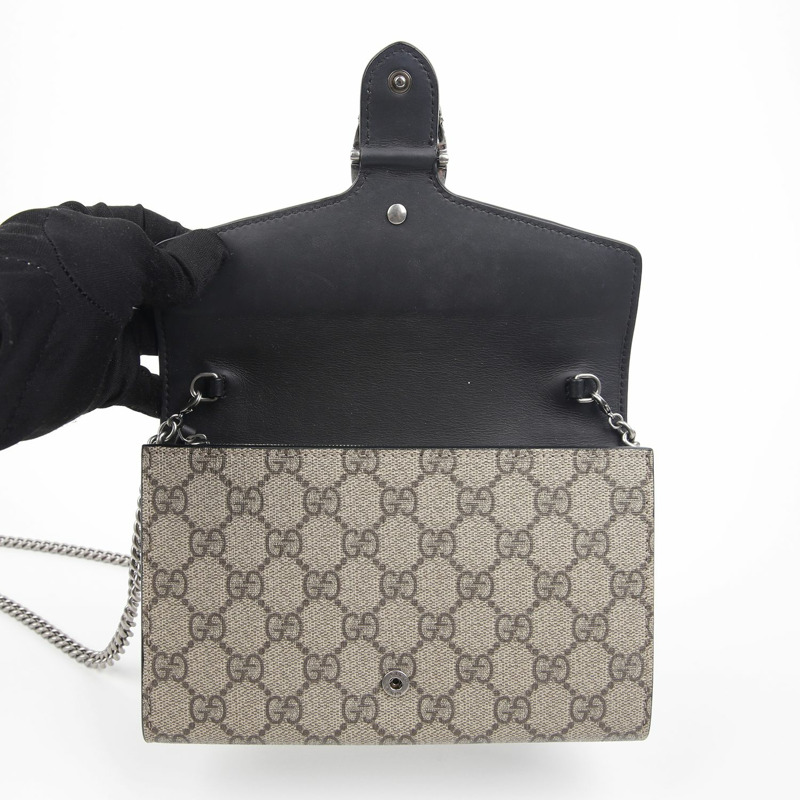 【包稅】GUCCI 狄俄尼索斯鏈條錢包斜背包 401231-6