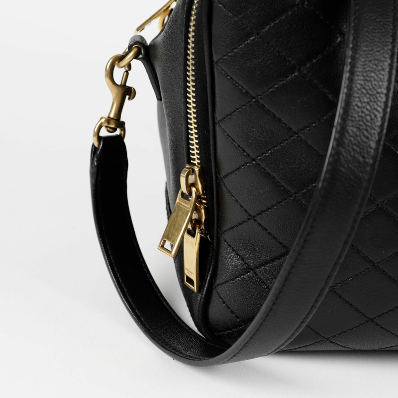 SAINT LAURENT 絎縫托特單肩包 766785-3