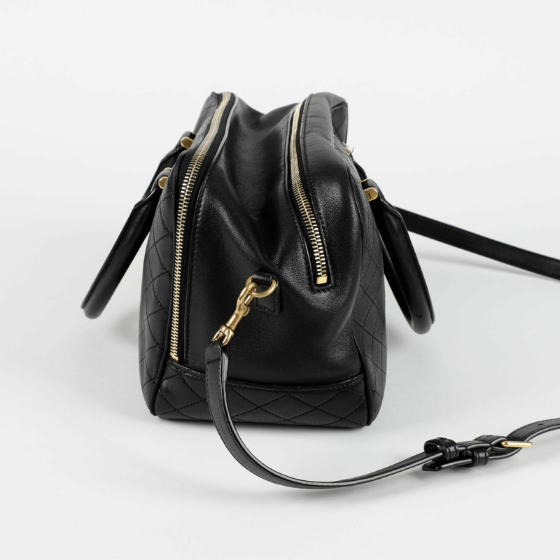SAINT LAURENT 絎縫托特單肩包 766785-4