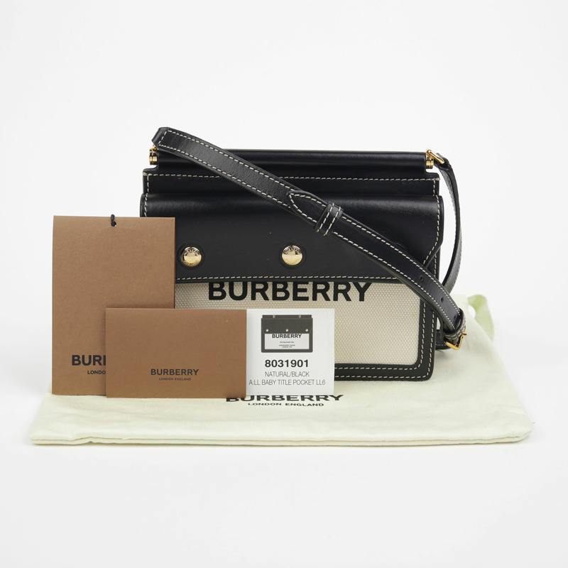 BURBERRY 迷你口袋 Horseberry Title 斜挎單肩包 8031901-0