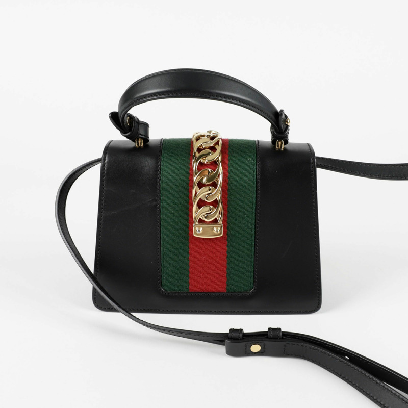 GUCCI Silvi 迷你頂部提把托特單肩包 470270-3