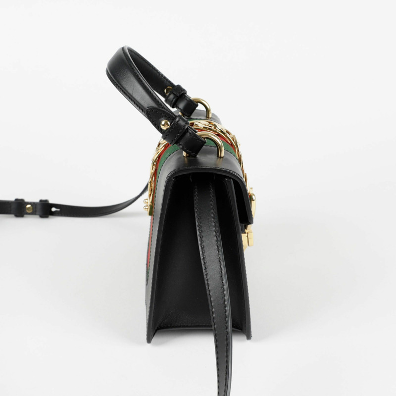 GUCCI Silvi 迷你頂部提把托特單肩包 470270-4