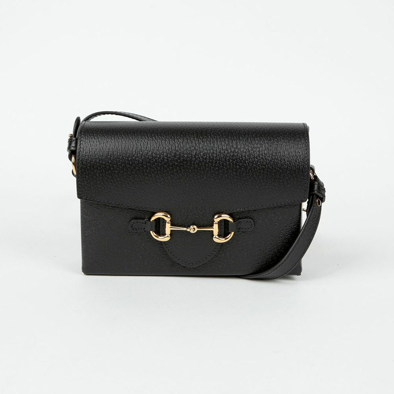 GUCCI 馬階扣單肩斜背包 732314-1