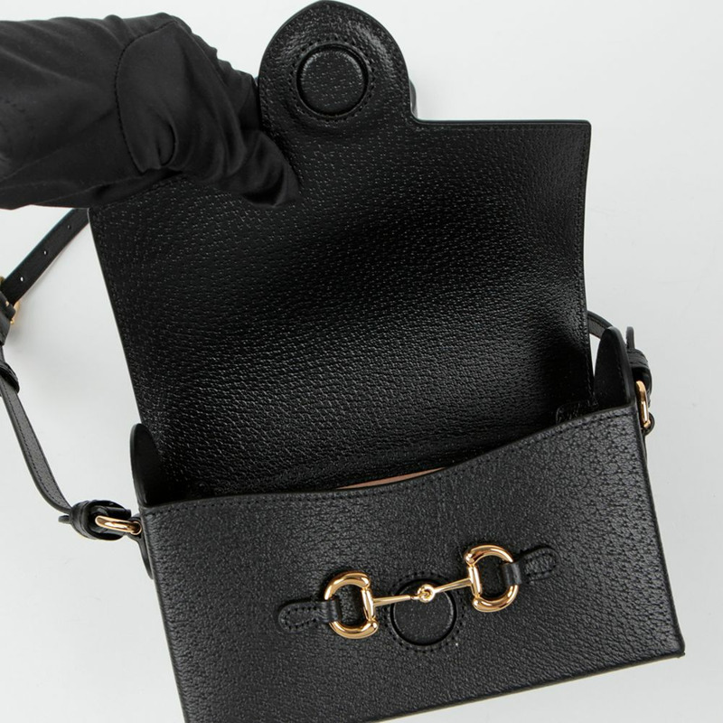 GUCCI 馬階扣單肩斜背包 732314-7