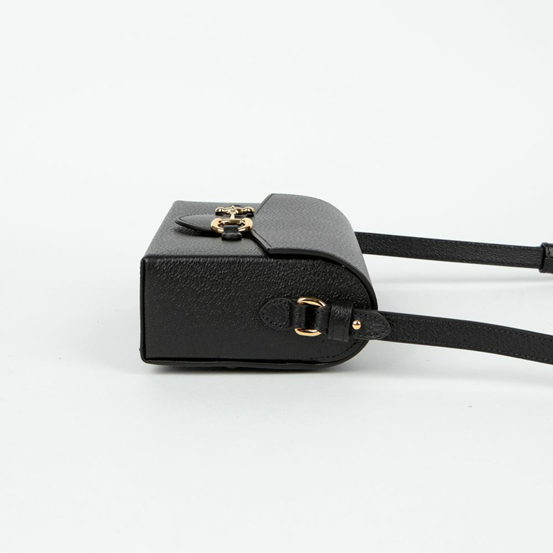 【包稅】GUCCI 馬階扣單肩斜背包 732314-4