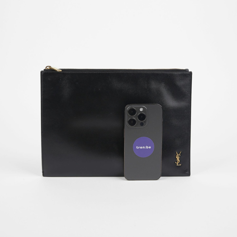 SAINT LAURENT Monogram 迷你手拿包 607779-12