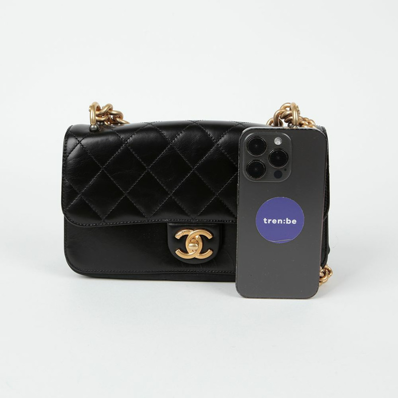 CHANEL A91864 風琴褶翻蓋托特單肩包-7
