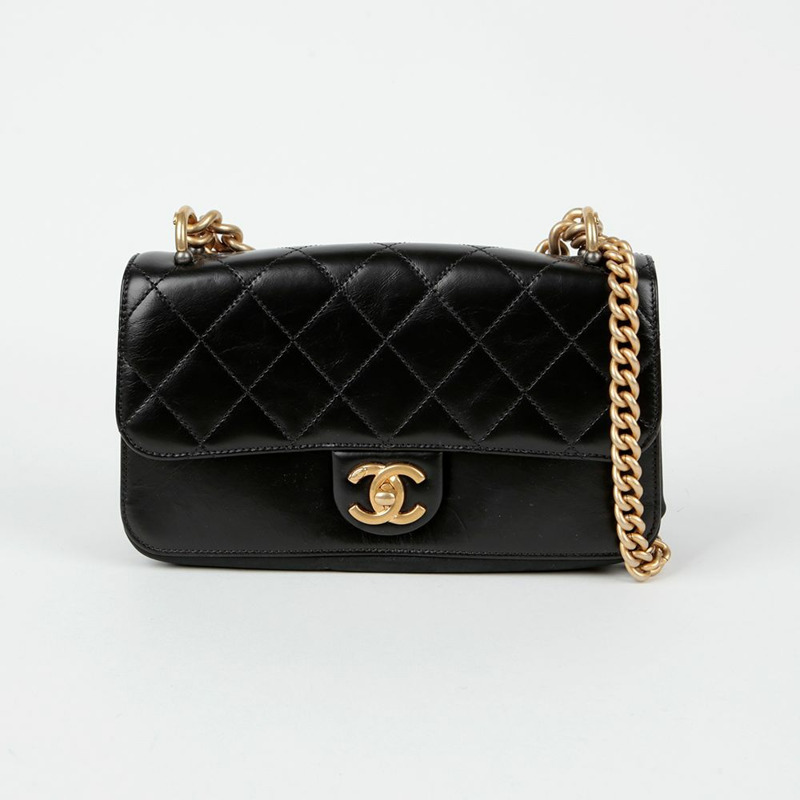 【包稅】CHANEL A91864 CC 旋扣風琴翻蓋手提單肩包-1