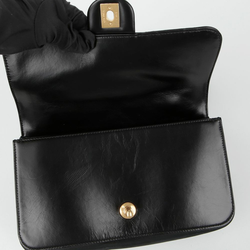 【包稅】CHANEL A91864 CC 旋扣風琴翻蓋手提單肩包-8