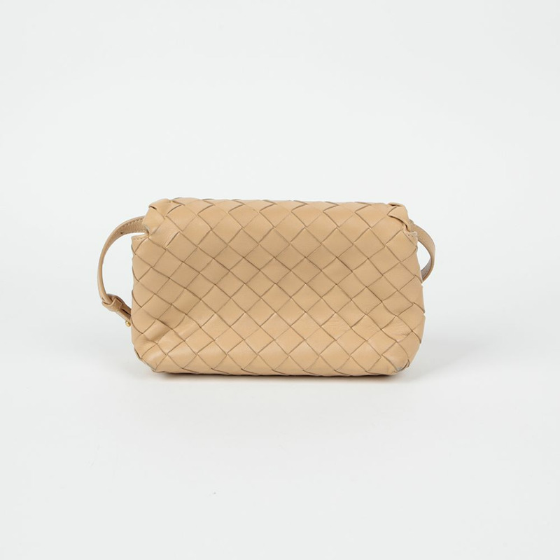 BOTTEGA VENETA 609412 翻蓋迷你肩斜背包-2