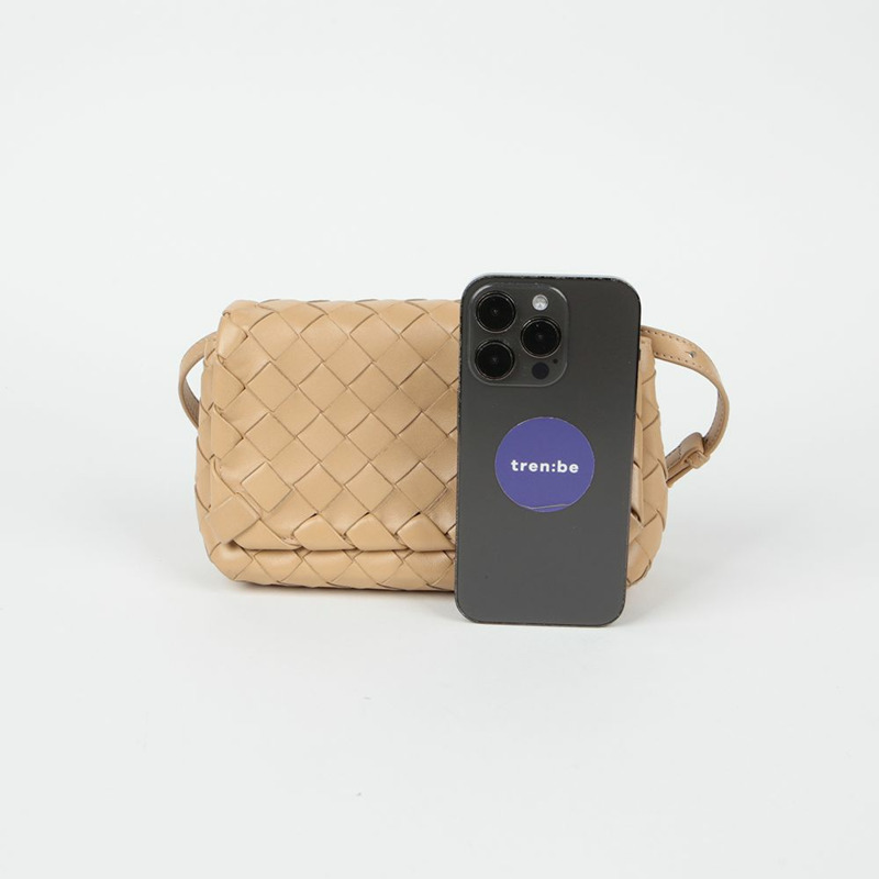 BOTTEGA VENETA 609412 翻蓋迷你肩斜背包-7