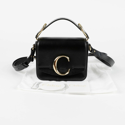 CHLOE Signature C 迷你托特單肩包 CHC19US193