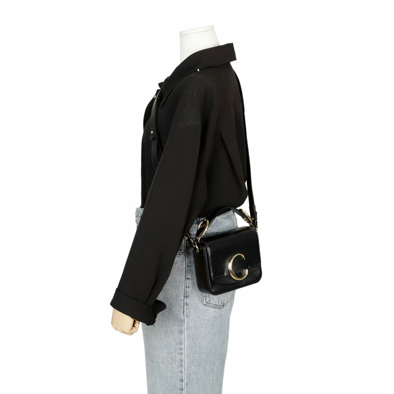 CHLOE Signature C 迷你托特單肩包 CHC19US193-10