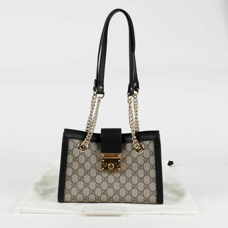 GUCCI Paddle Lock 小號單肩包 498156-0