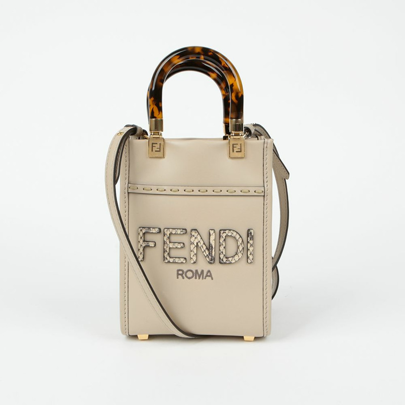FENDI 8BS051 陽光迷你托特單肩包-0