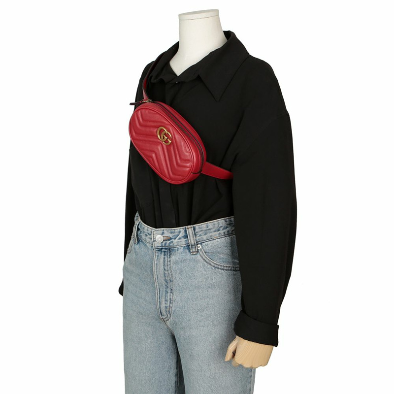 GUCCI GG Marmont 腰包 85-9