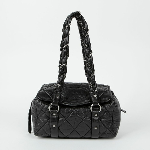 CHANEL 鍊式保齡球手提袋